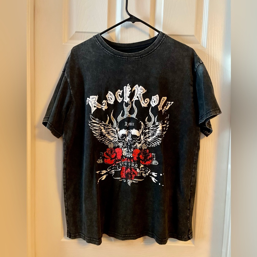 Rock Roll Graphic T-Shirt